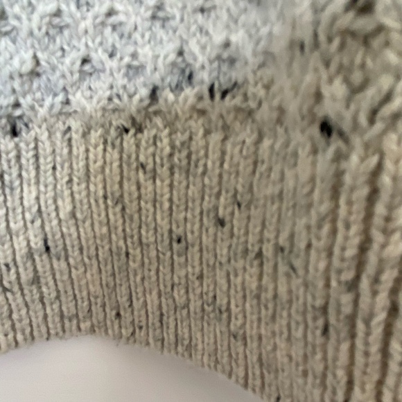 Wind River Oatmeal Fleck Cotton Blend Knit Cabin Country Crew Neck Sweater- 2XL - Picture 5 of 16